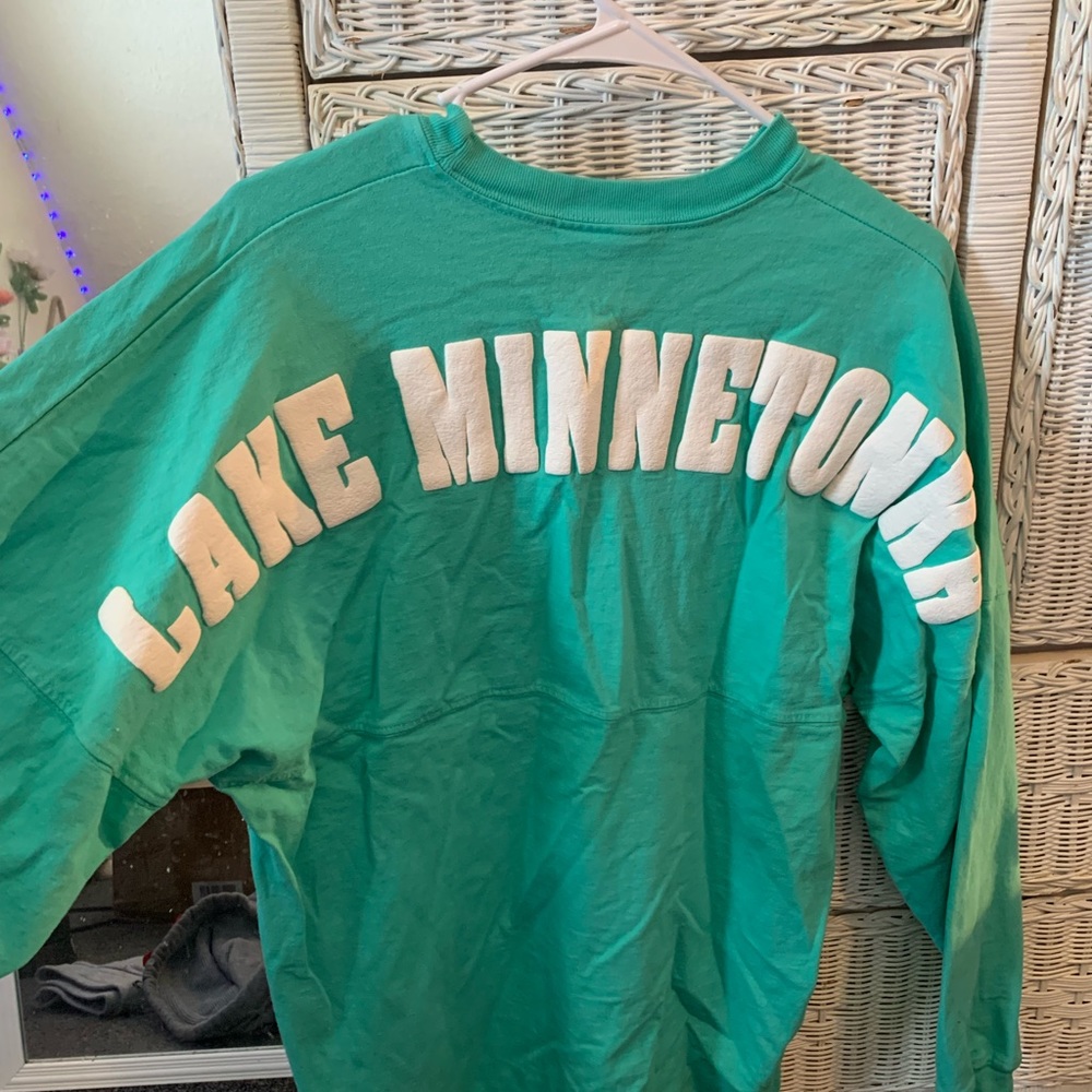 SPIRIT - LAKE MINNETONKA mint color long sleeve - S